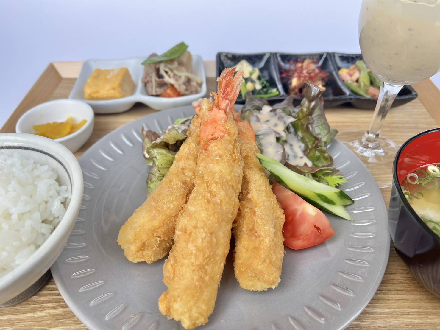海老フライ定食